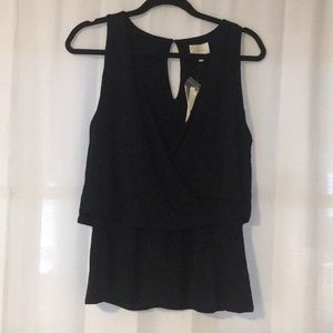 Cute black Anthropologie top